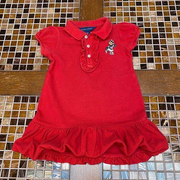 Ralph Lauren Other - Ralph Lauren Bubble Pique Bear Dress